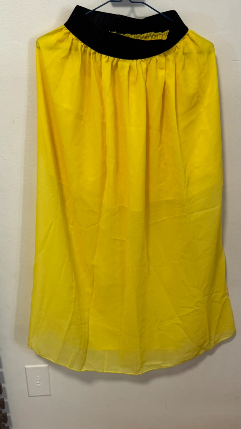 Sheer Maxi Skirts: Blue, Yellow & Red ✨ - photo 3