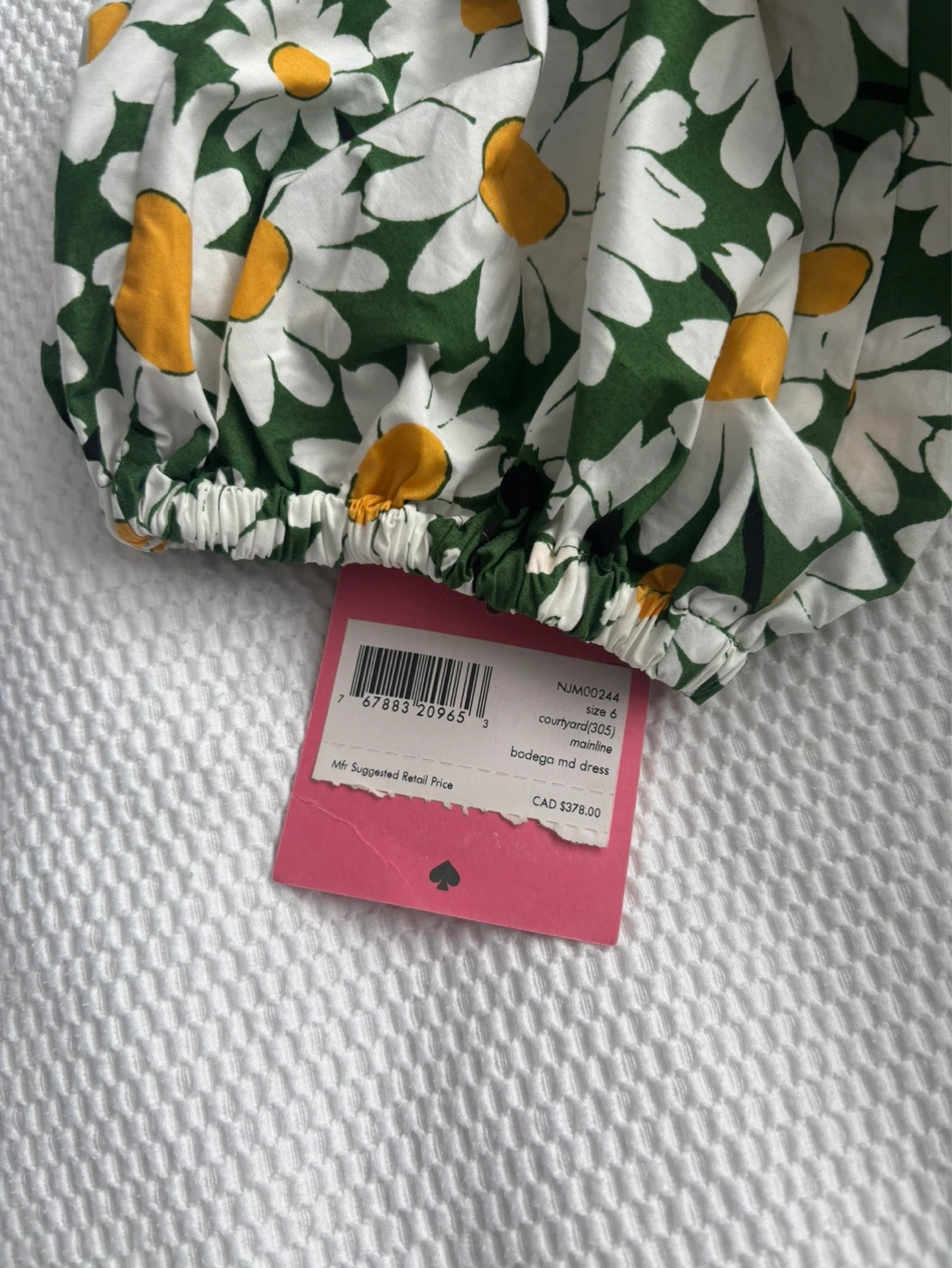 Kate Spade "Bodega Mid Dress" Daisy Print Dress - Size Medium - photo 3