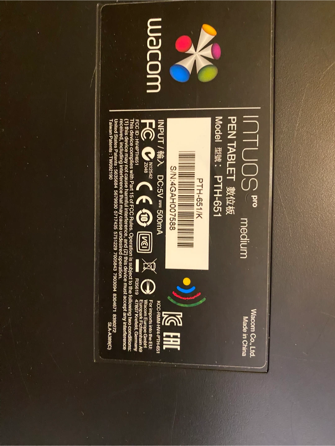 Wacom Intuos Pro PTH-651K Pen Tablet - photo 2