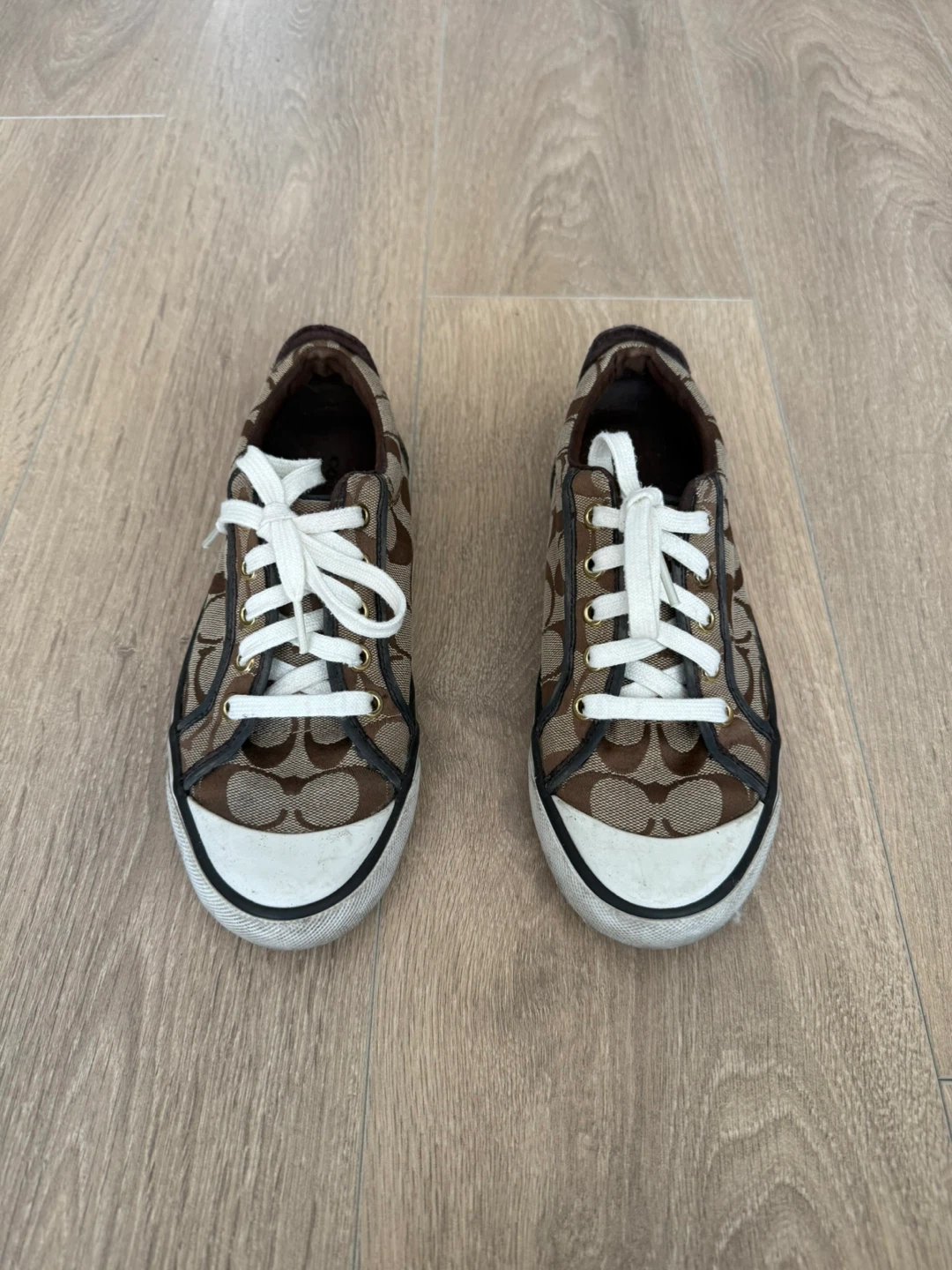 Coach Signature Canvas Sneakers - photo 5