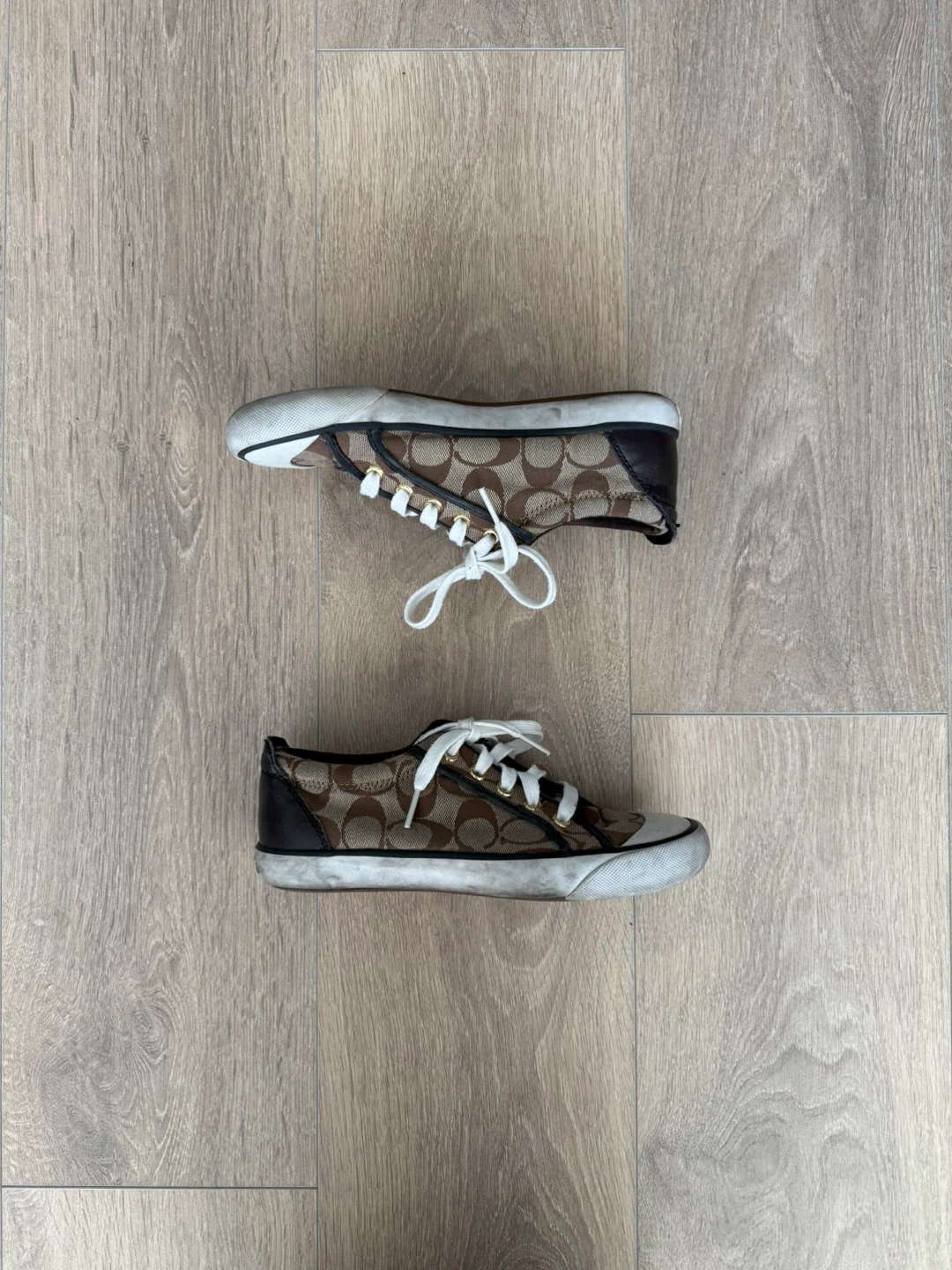 Coach Signature Canvas Sneakers