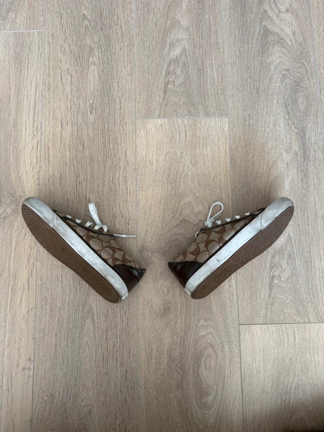 Coach Signature Canvas Sneakers - photo 4