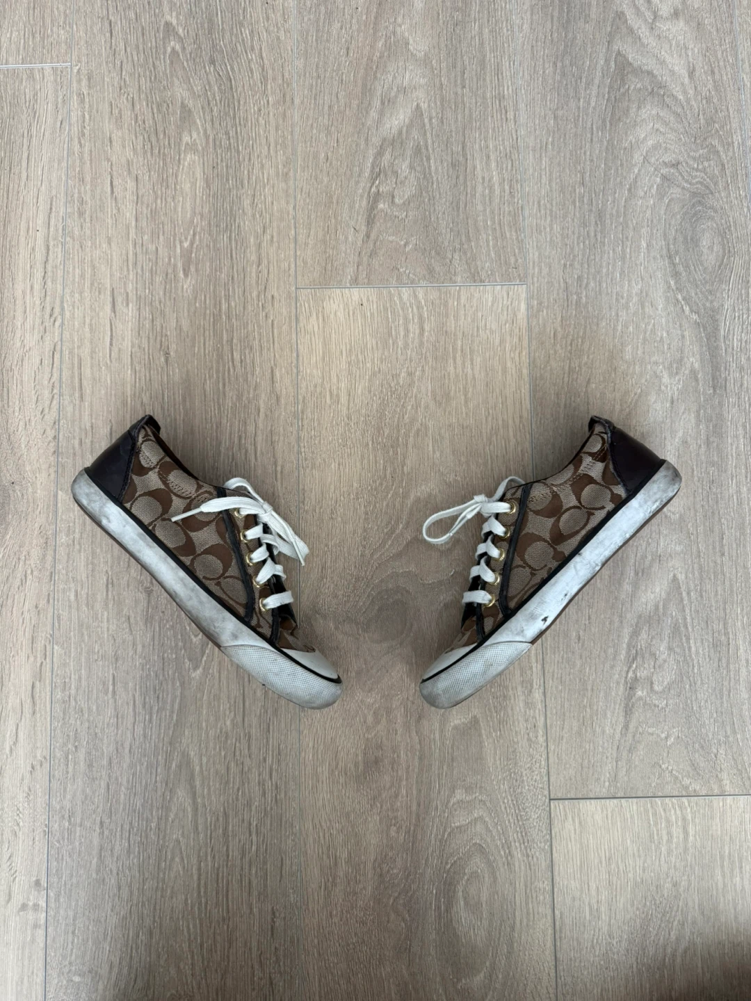 Coach Signature Canvas Sneakers - photo 3