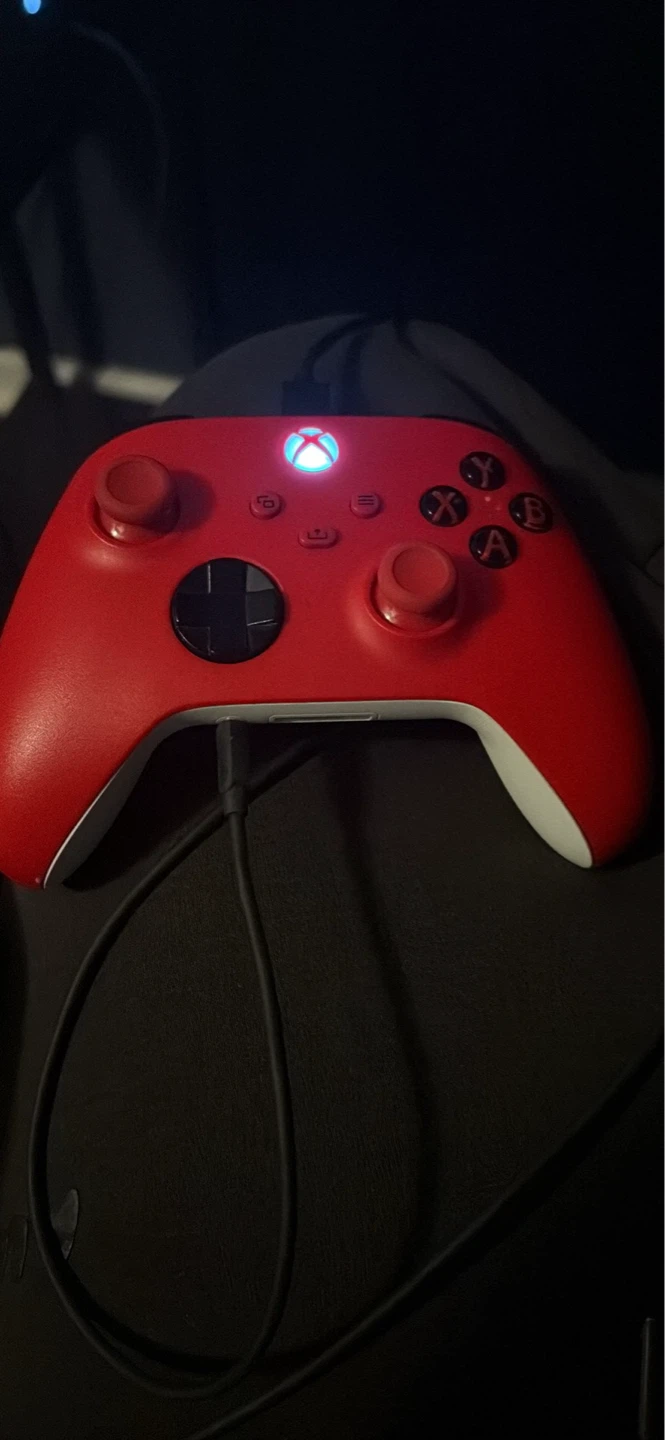 Xbox Series S Console with Red Controller - photo 4