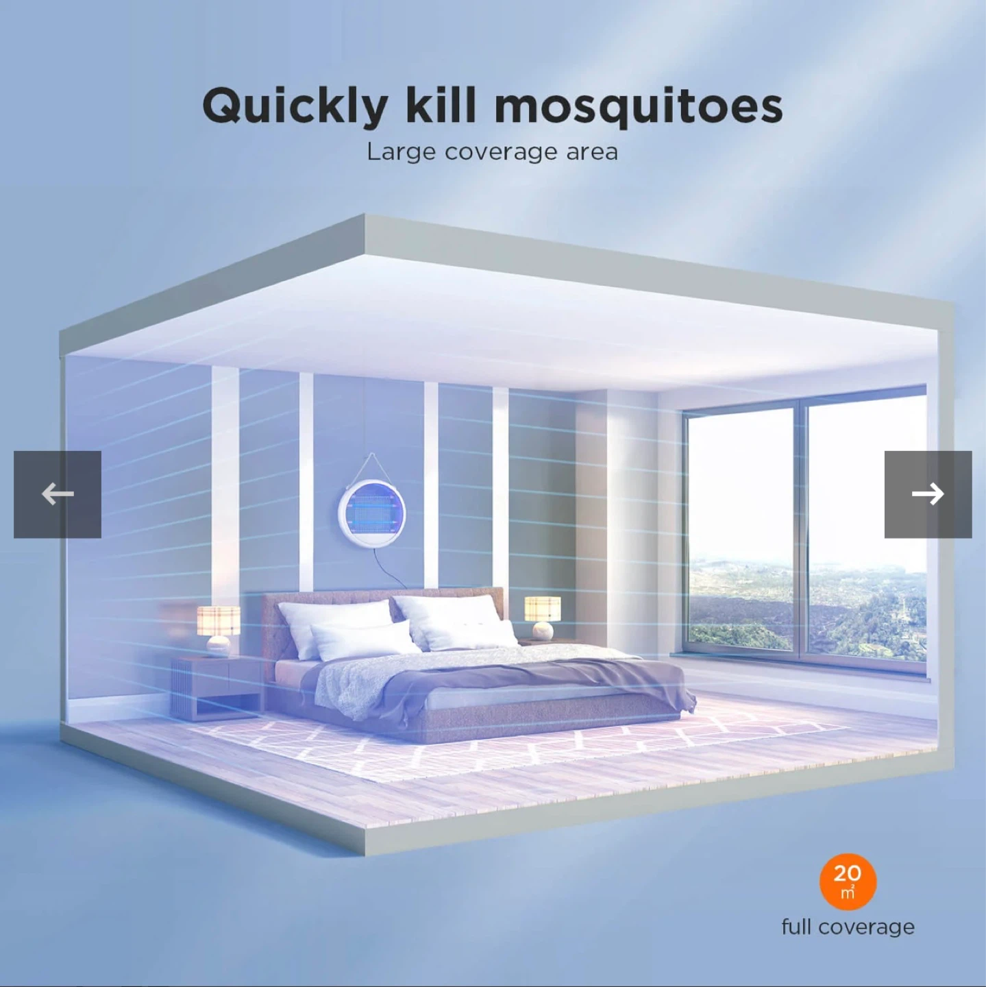 Indoor Bug Zapper UV Mosquito Killer Wall Mounted (Brand New) - photo 3