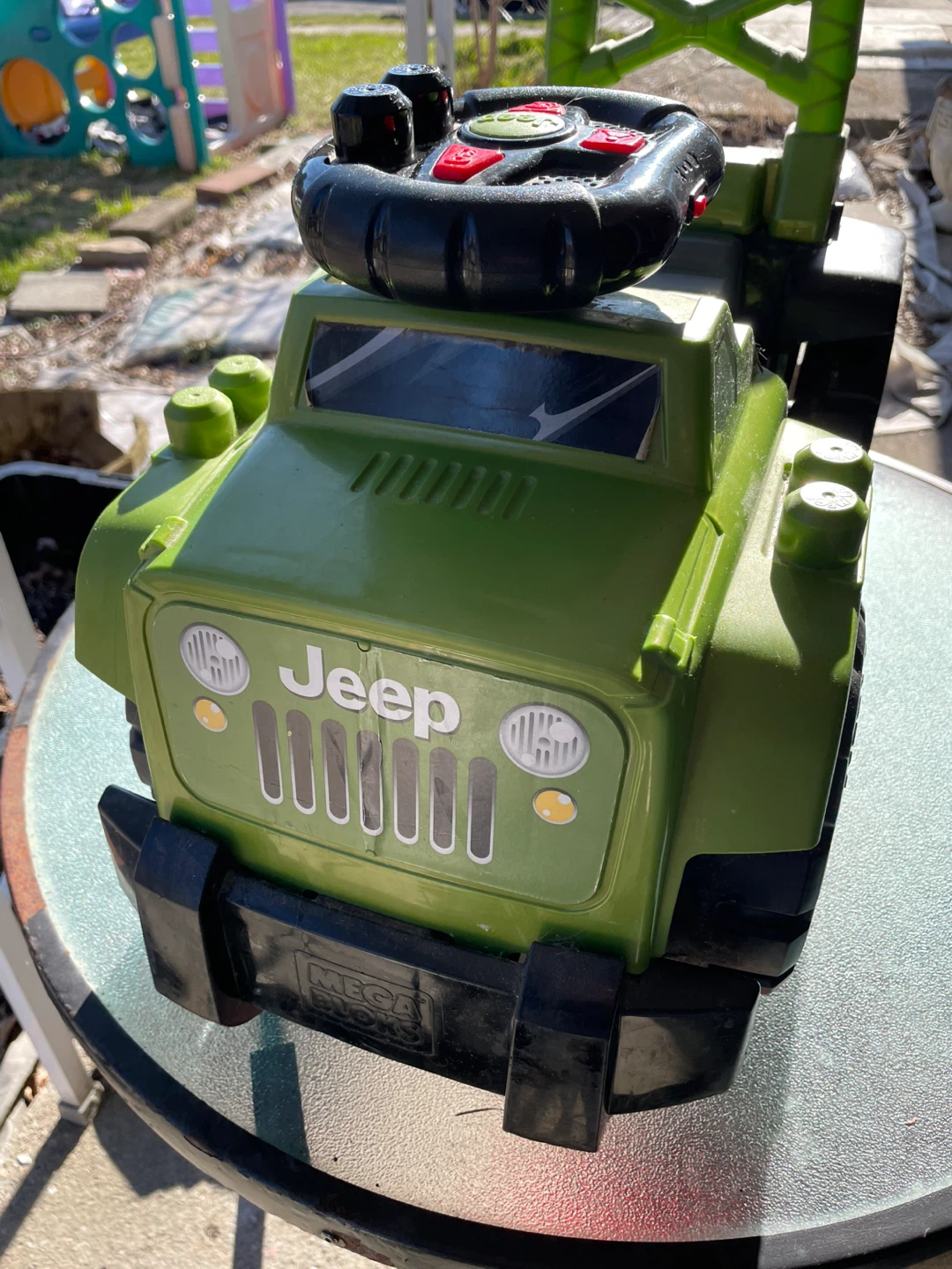 Jeep Ride-On Toy with Steering Wheel
