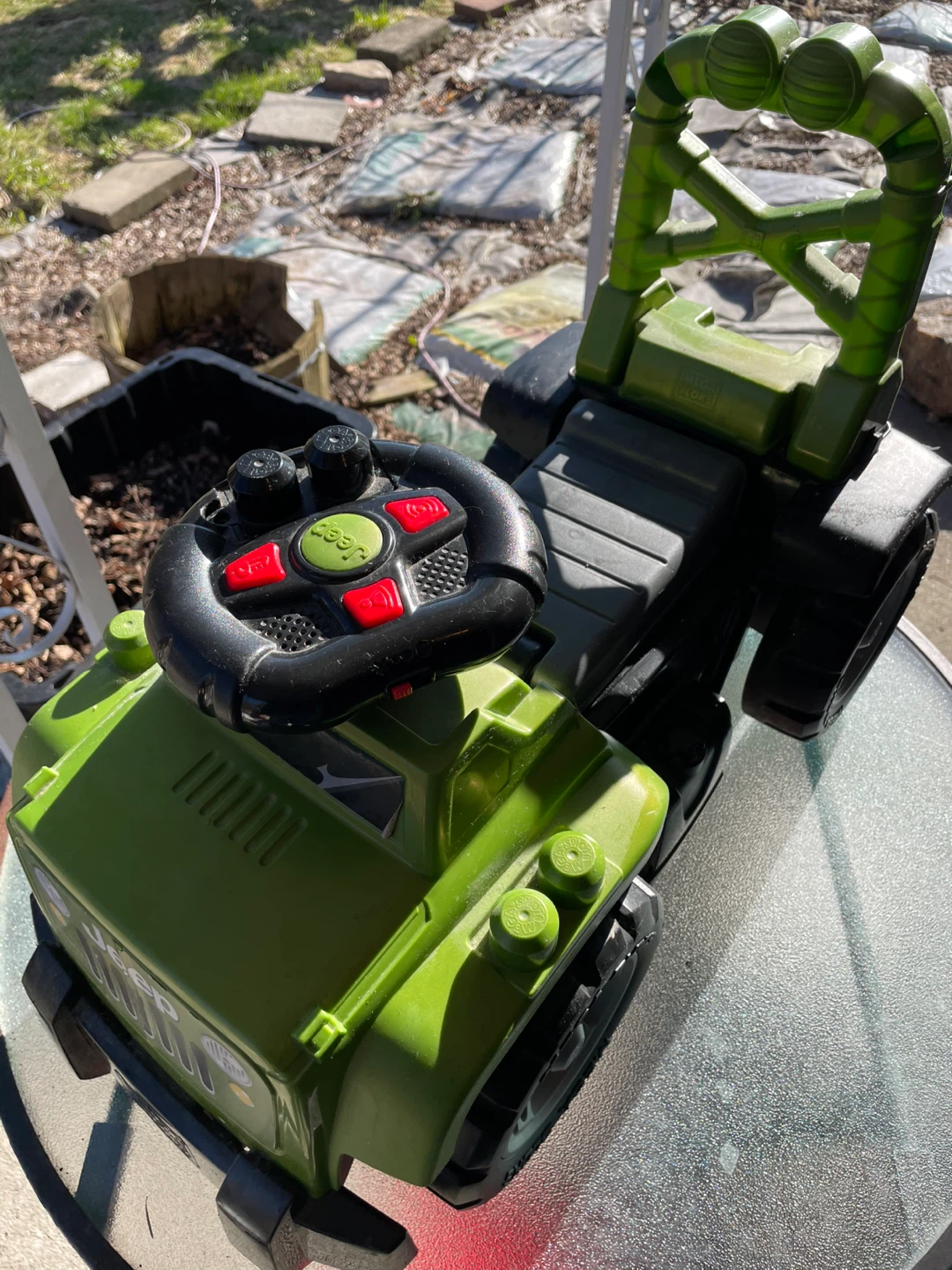 Jeep Ride-On Toy with Steering Wheel - photo 2