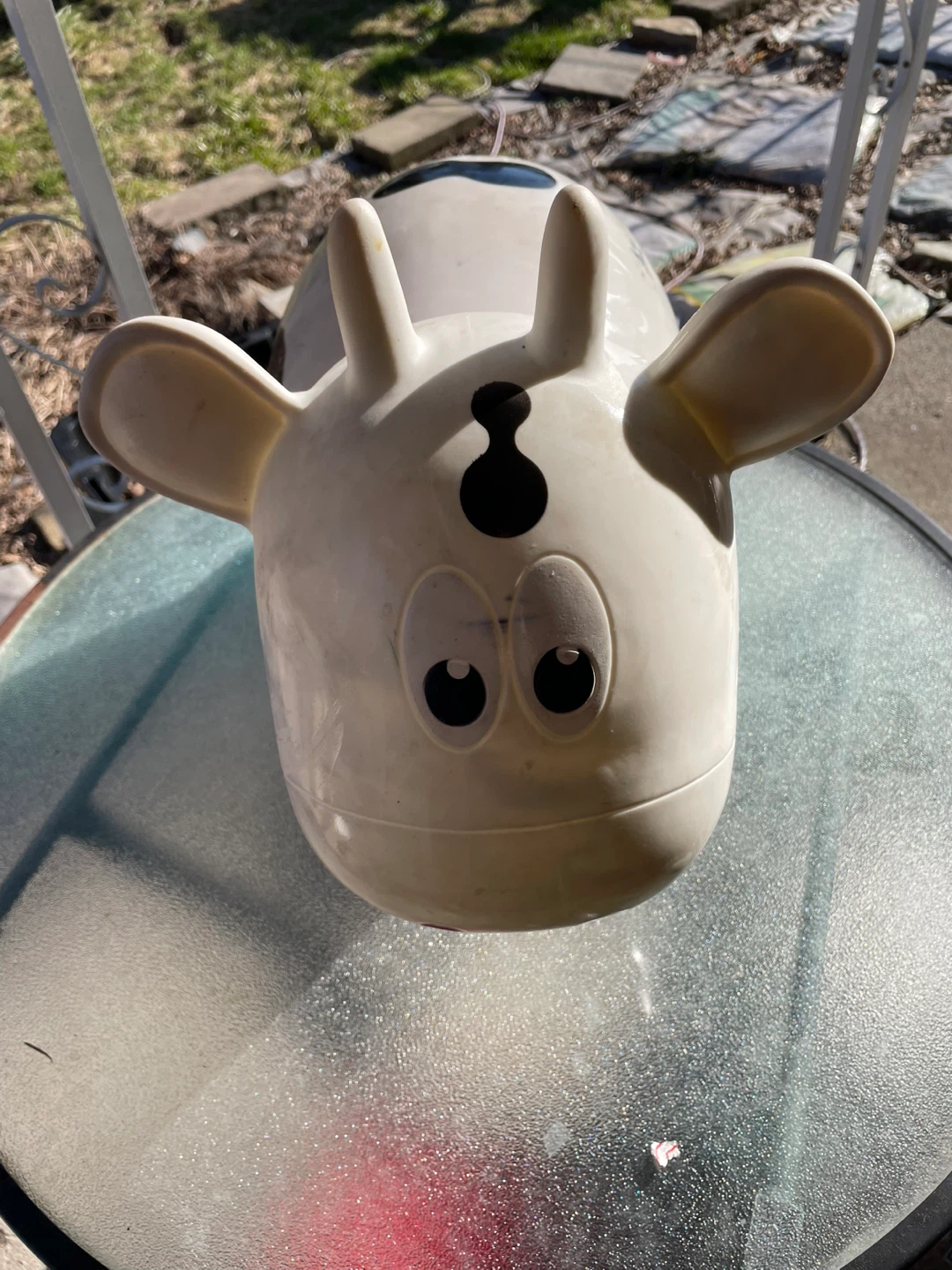 Inflatable Cow Hopper Toy
