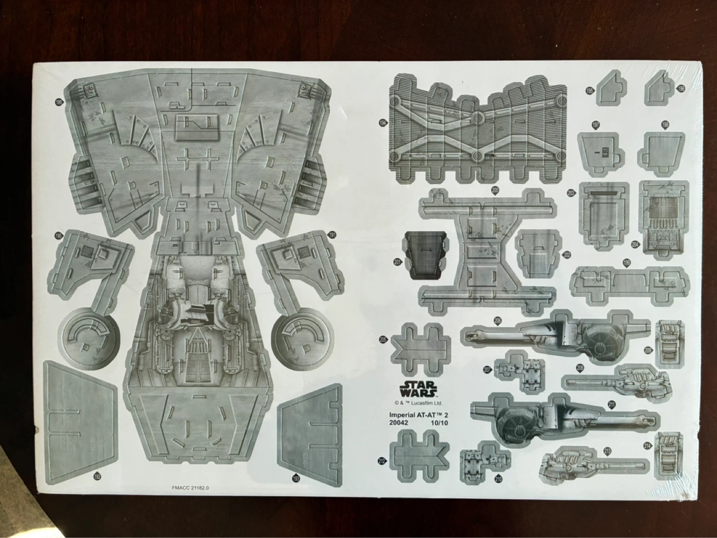 $22 NIB NEW Star Wars Imperial at-at 3D Model Kit 238 Pcs TOY