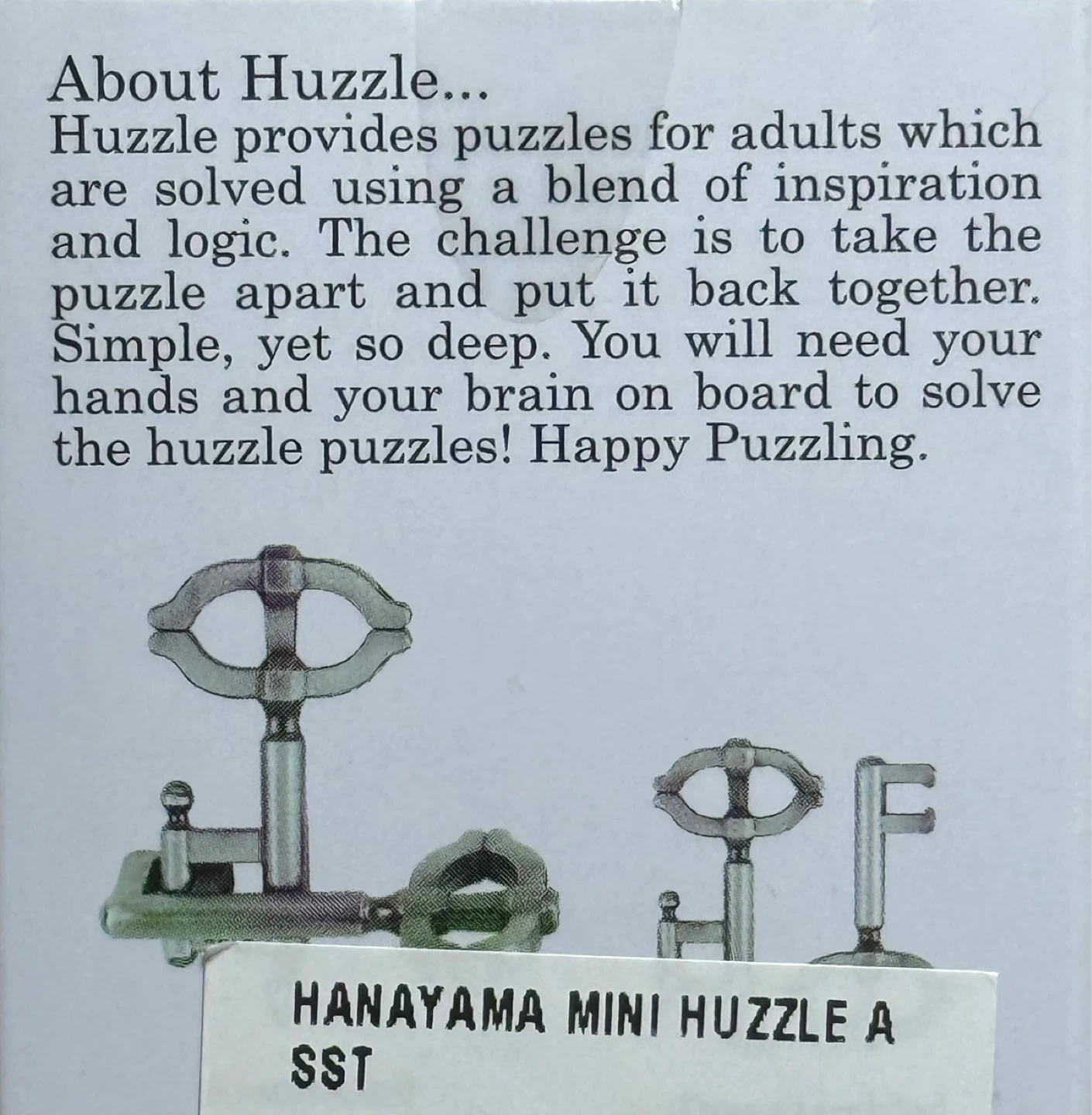 New Hanayama Huzzle Cast Key 2 - photo 2