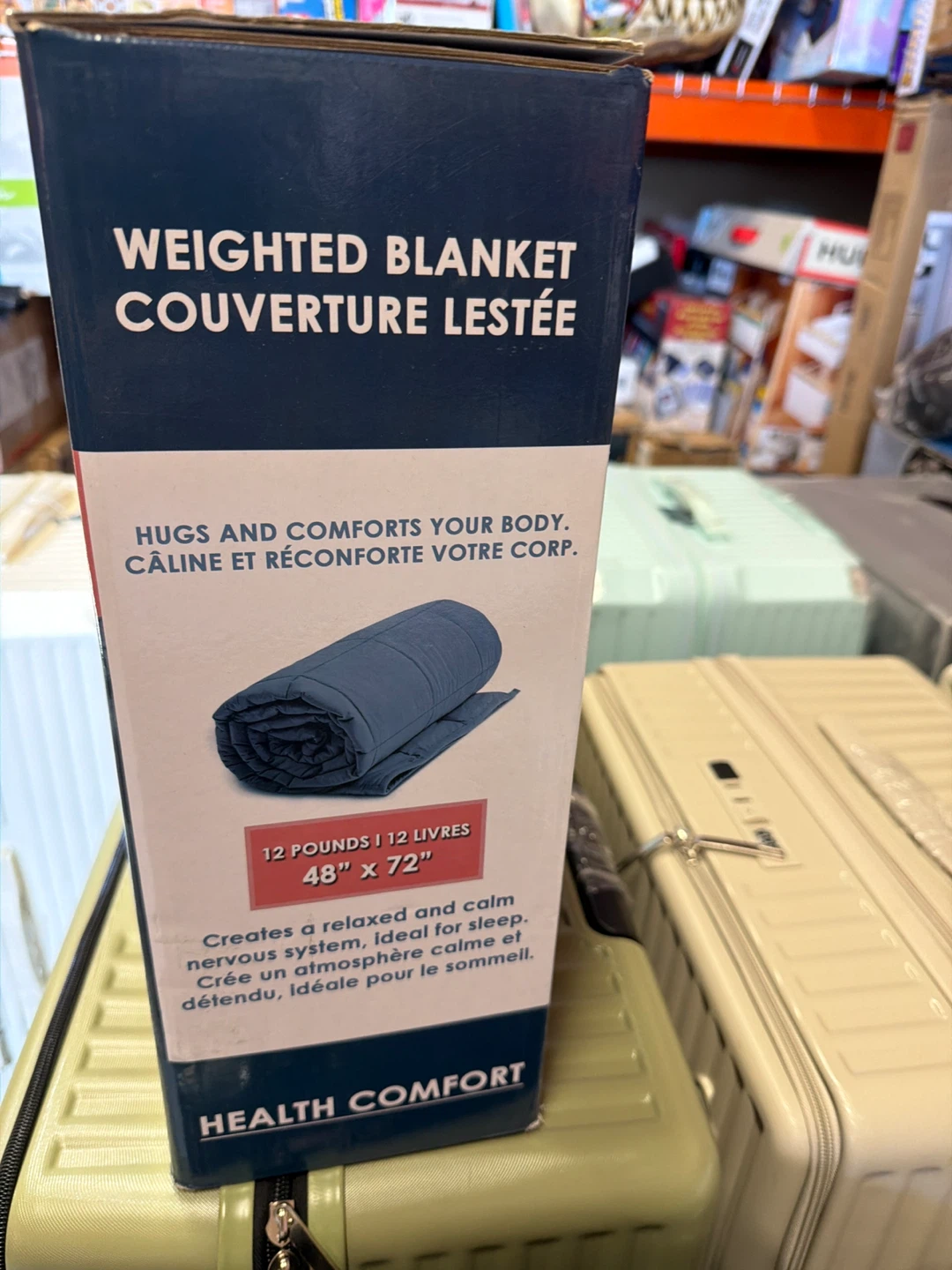 Health Comfort Weighted Blanket 48" x 72" 12 lbs - photo 2