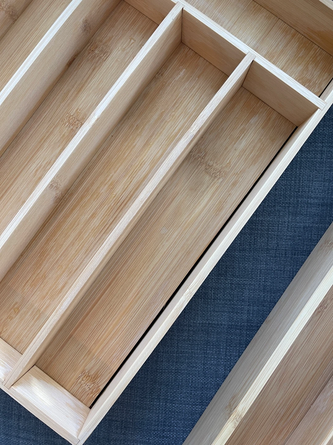 bamboo cutlery organizer (drawer tray) - photo 2