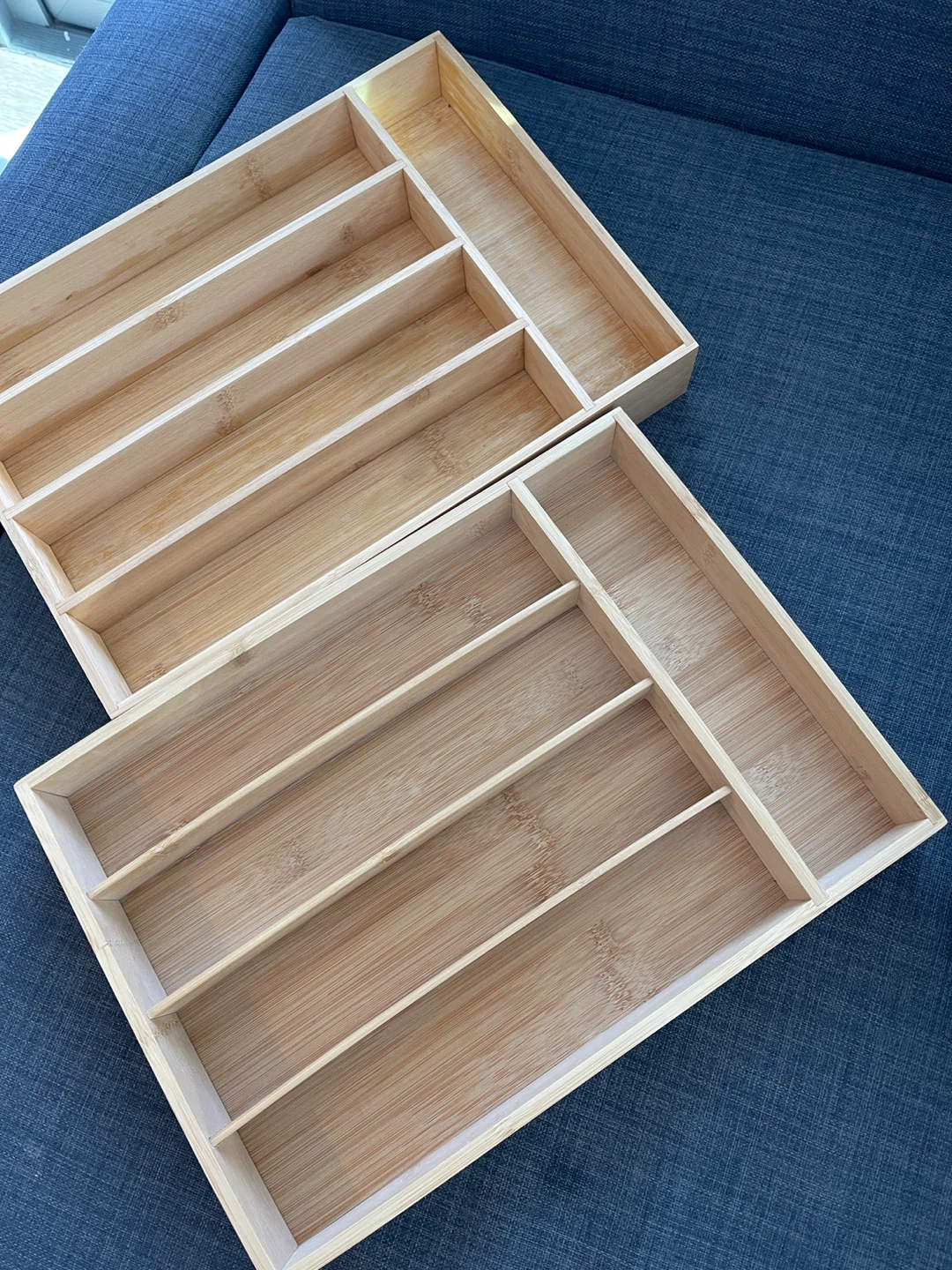 bamboo cutlery organizer (drawer tray)