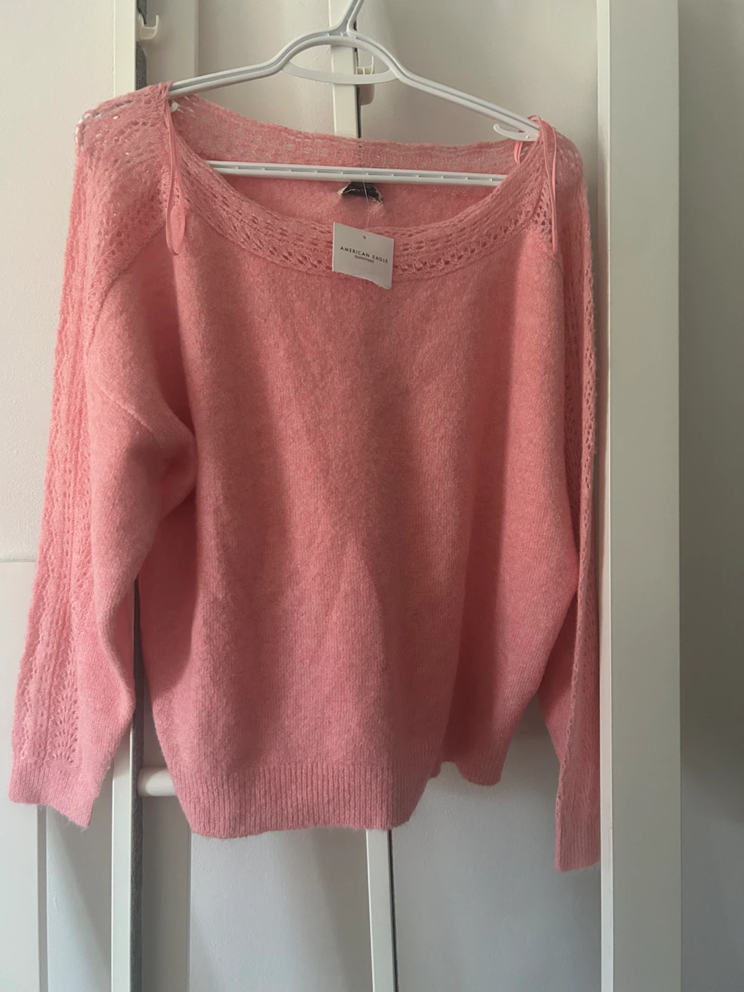 American Eagle Pink Knit Sweater
