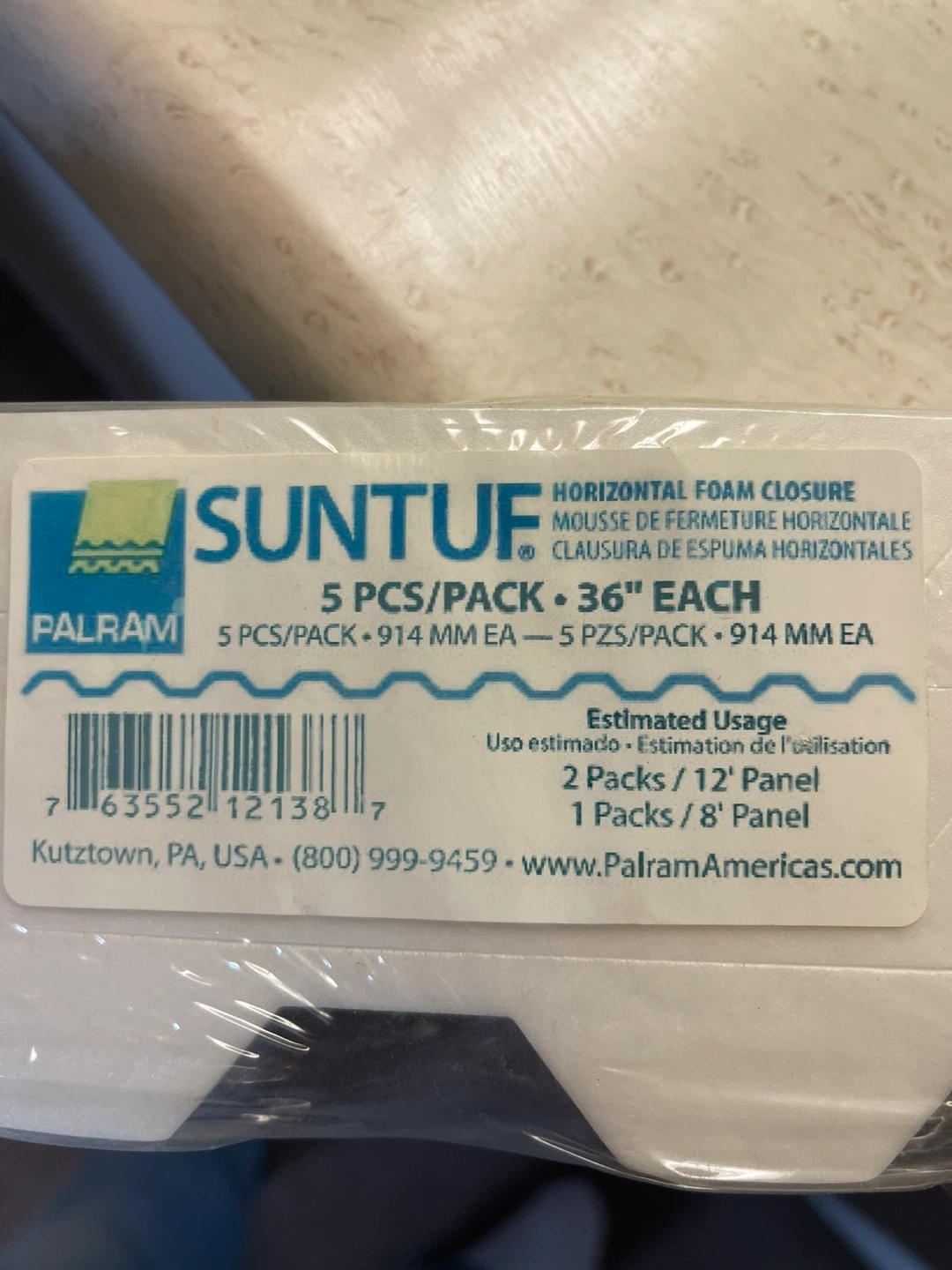 SUNTUF Horizontal Foam Closure - photo 2