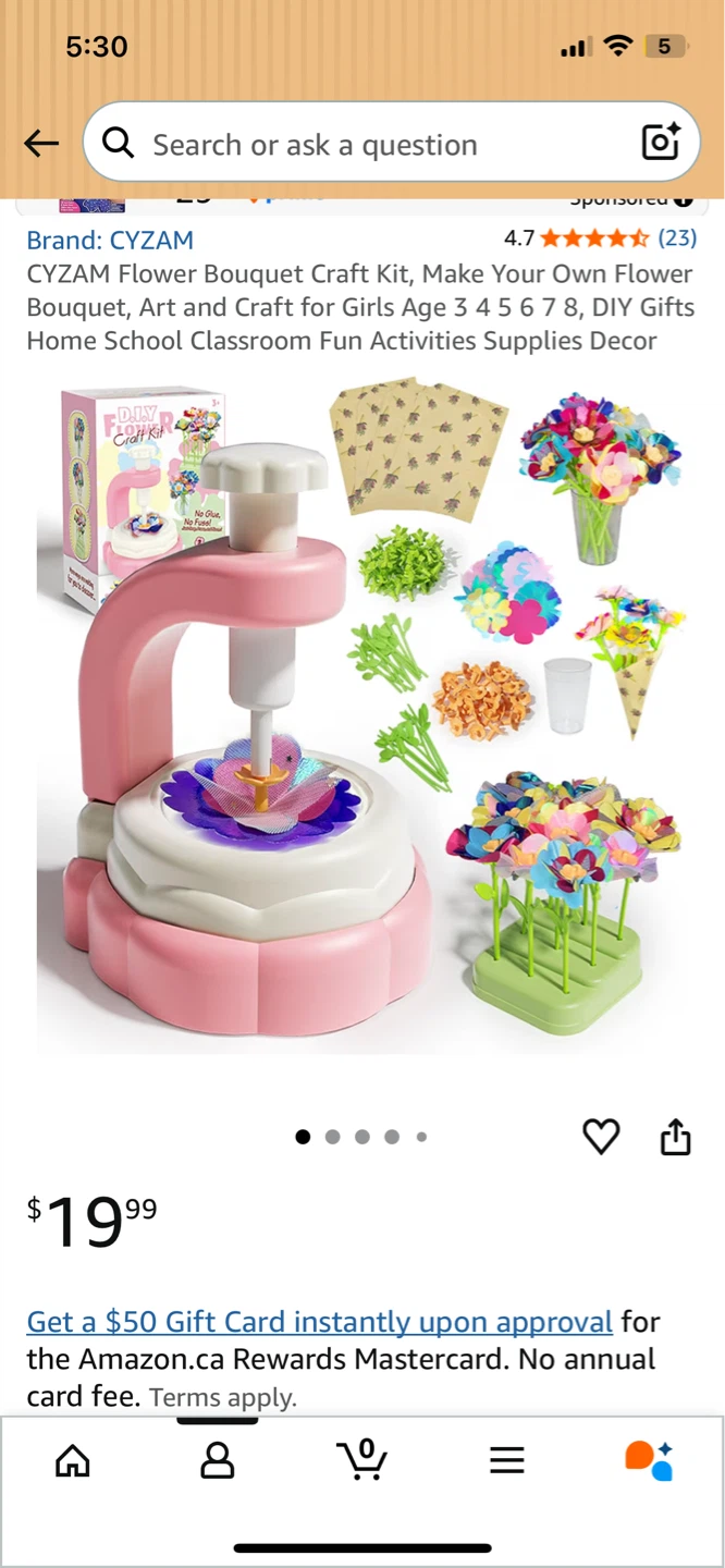 NEW! DIY Flower Craft Kit