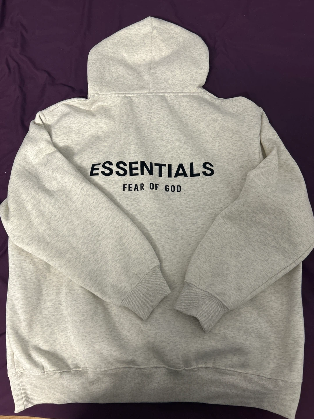 ESSENTIALS Fear of God Hoodie - Light Grey - Size M - photo 4