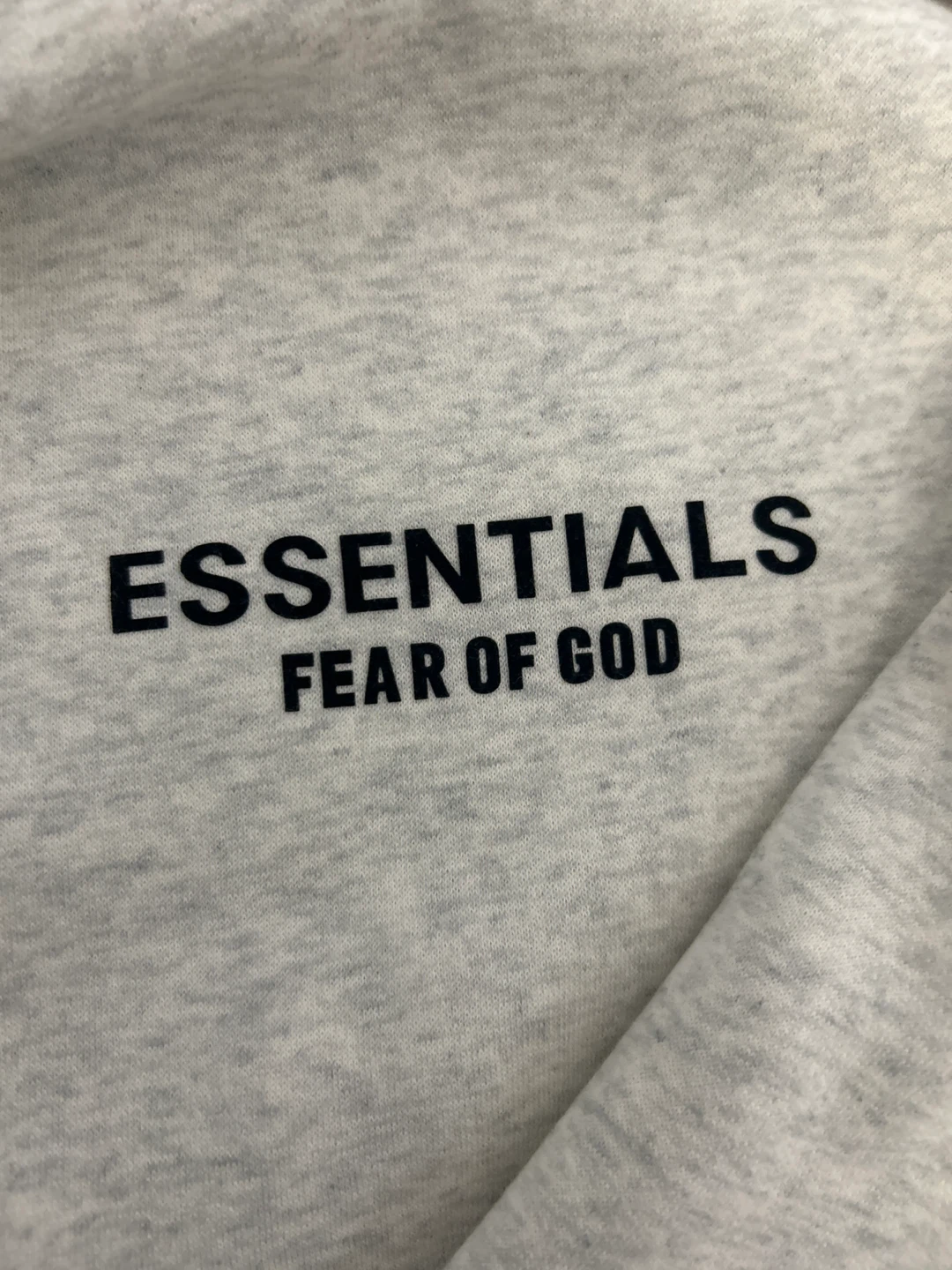 ESSENTIALS Fear of God Hoodie - Light Grey - Size M - photo 3