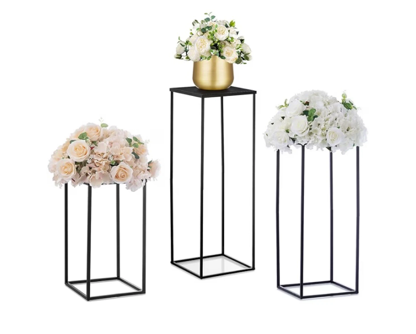 3 Piece Flower Centerpiece Stands - photo 5