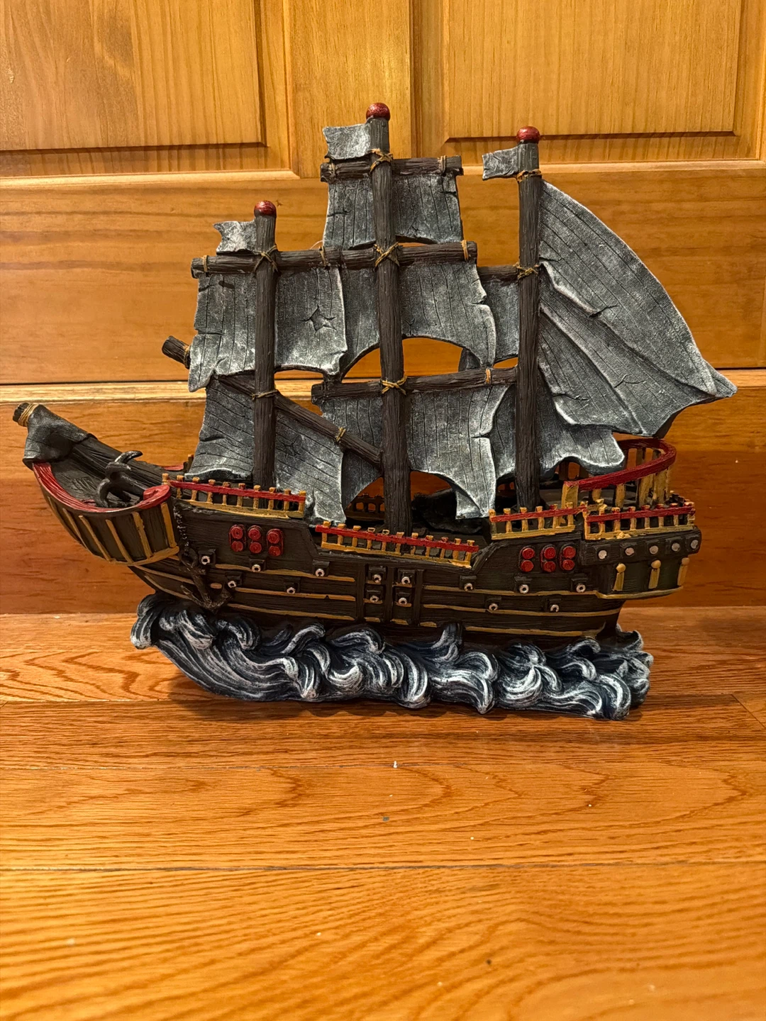 Pirate Ship Model with Wave Base