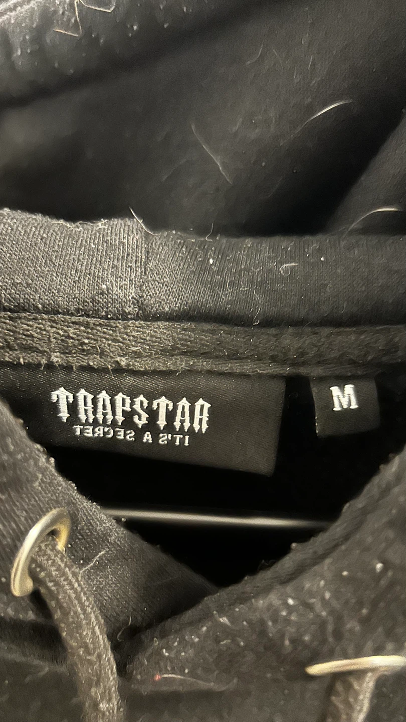 Trapstar Black Hoodie Size M - photo 2