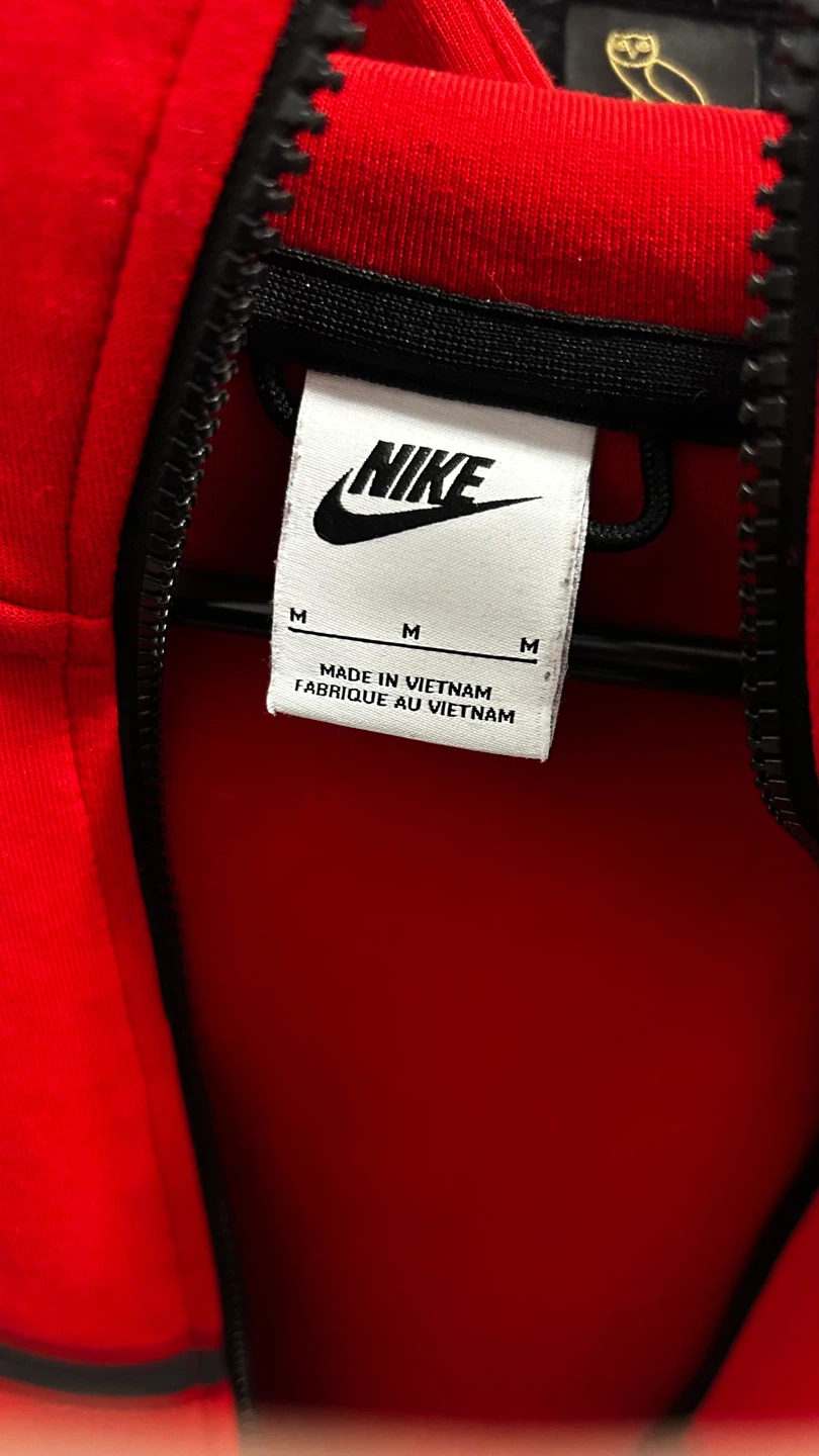 Nike Tech Fleece Zip Hoodie - Red - photo 2