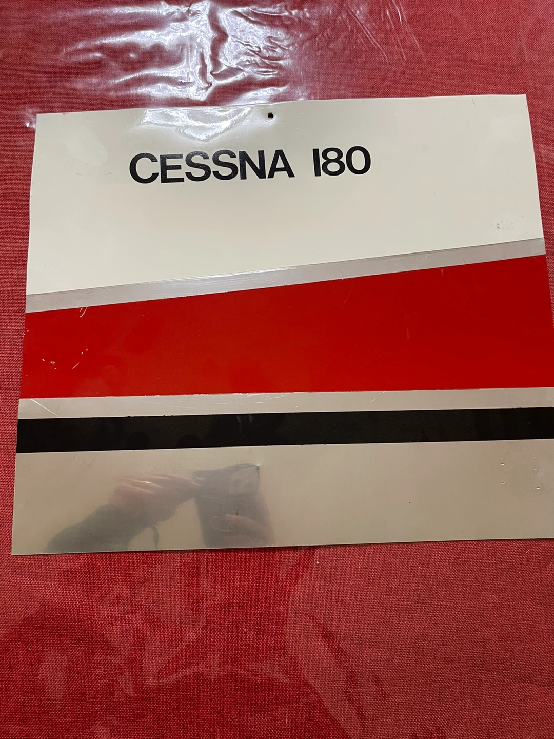 Cessna 180 metal piece