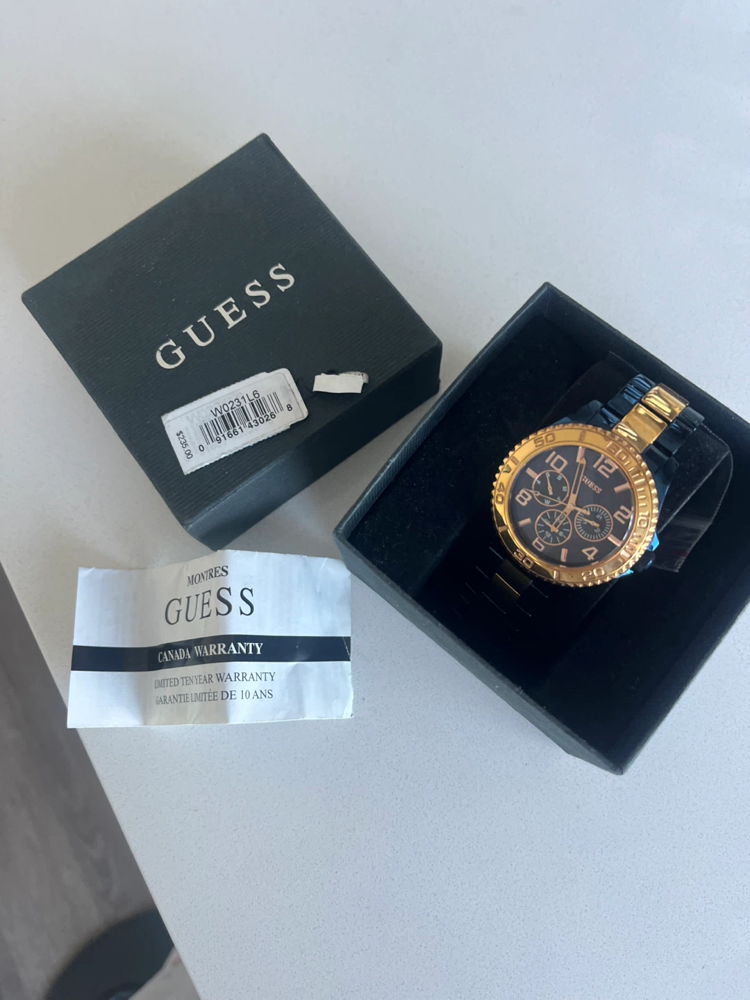 Guess Women’s Watch - Blue and Gold