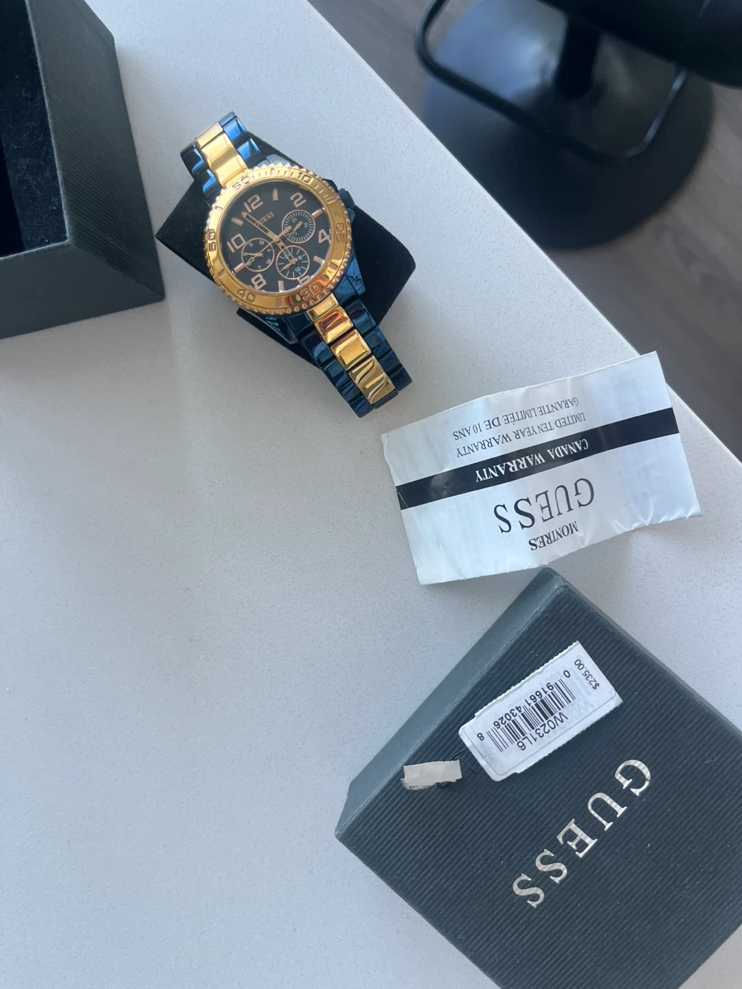 Guess Women’s Watch - Blue and Gold - photo 2