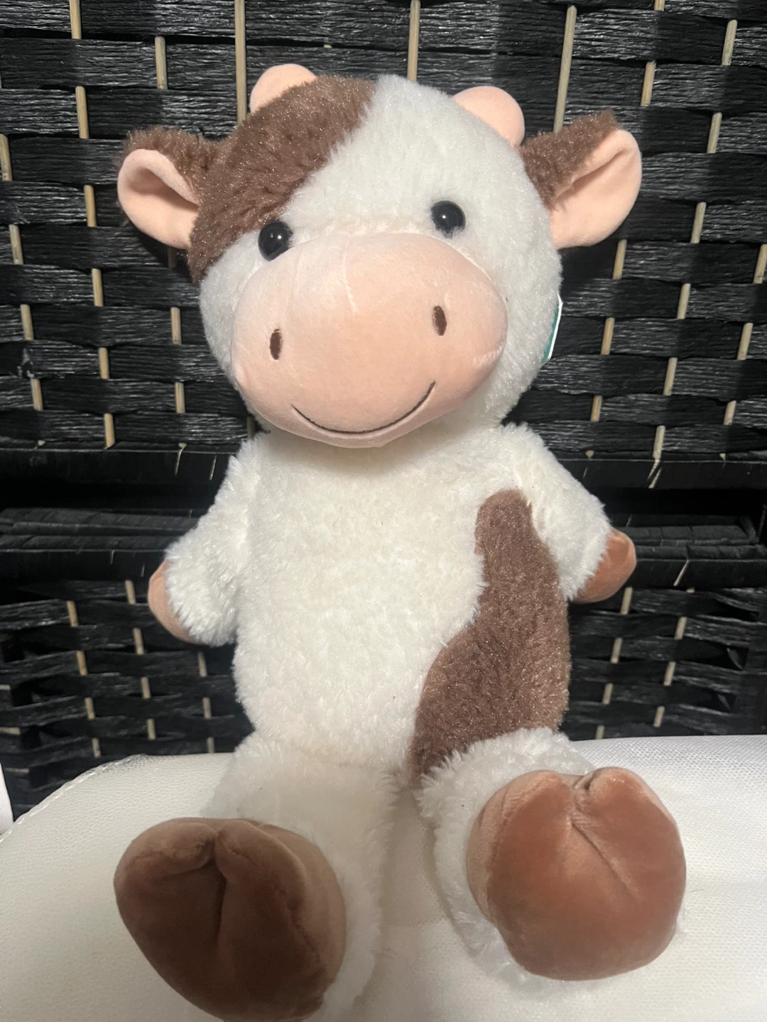 Play Right Hug Me Cow Plush Toy