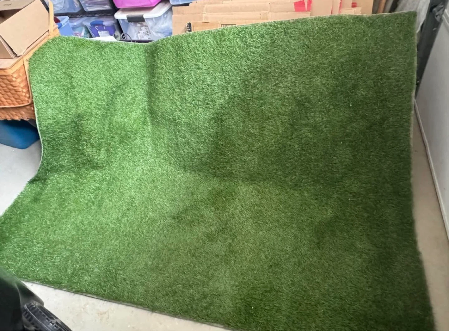 Artificial Thick Realistic Grass Mat 5' X 7'