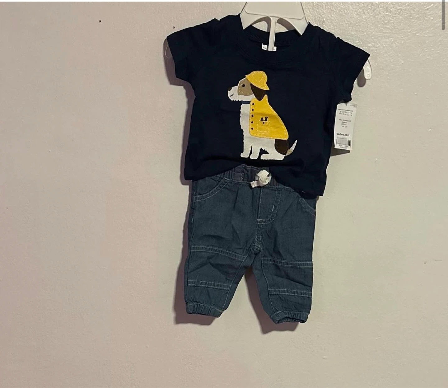BOYS 2PC PANTS SUITE (SIZE: NEWBORN)