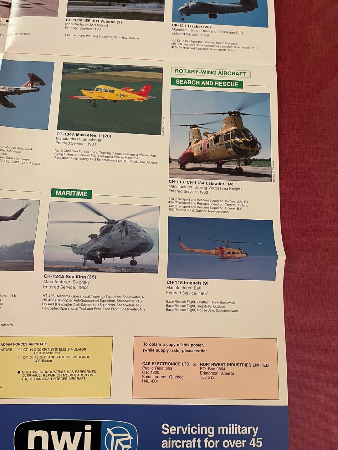 Canadian Military Aircraft Poster - photo 5