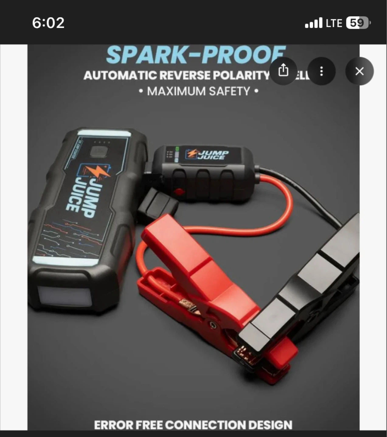 Jump Juice JJ013 12V 12,000 mAh Jump Starter - photo 5