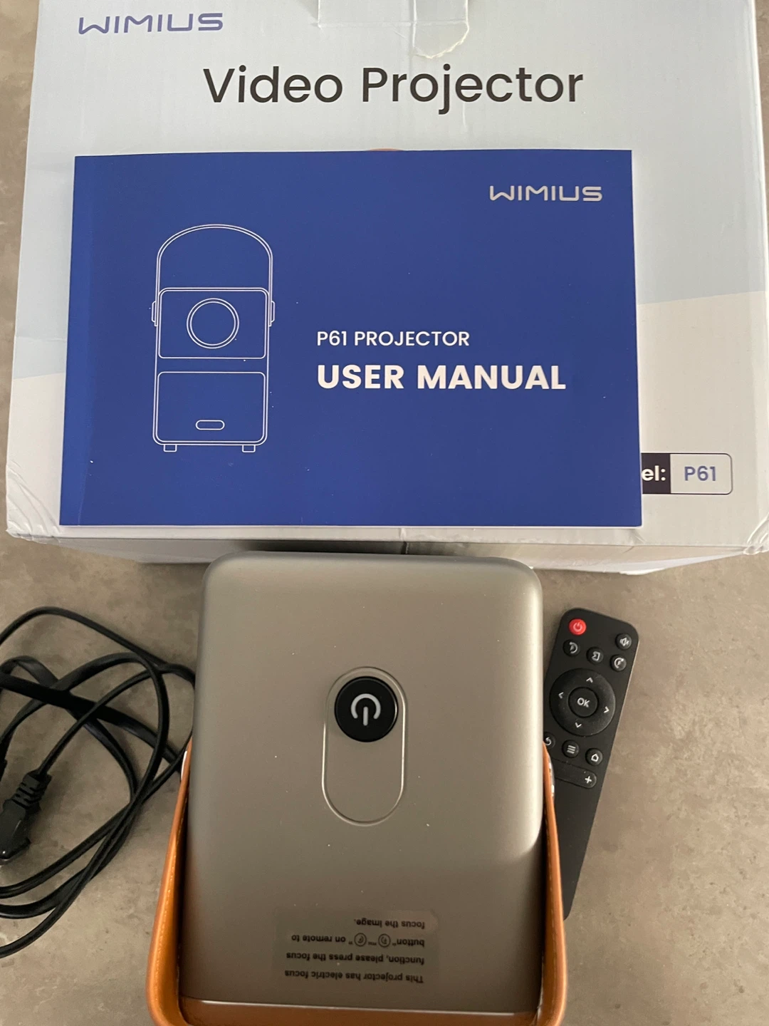 Compact Video Projector includes original box and manual - photo 3