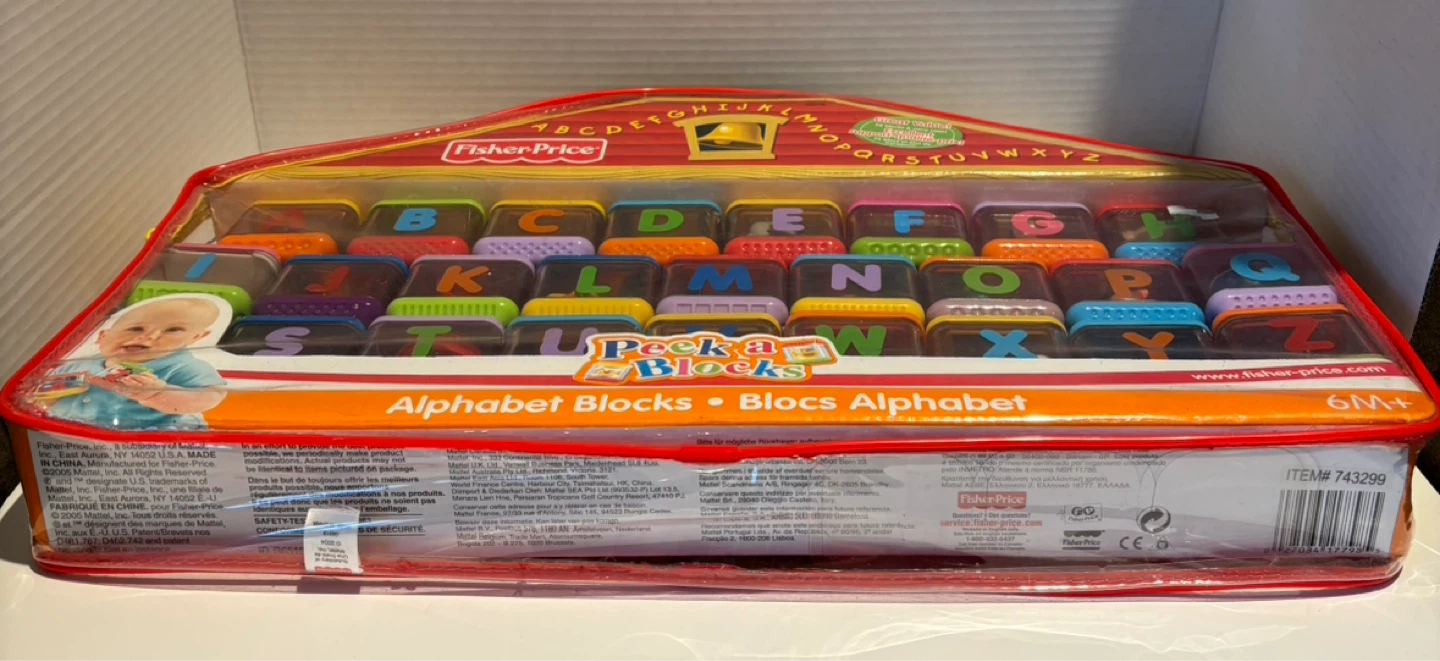 Fisher-Price Peek-a-Blocks Alphabet Blocks - photo 4