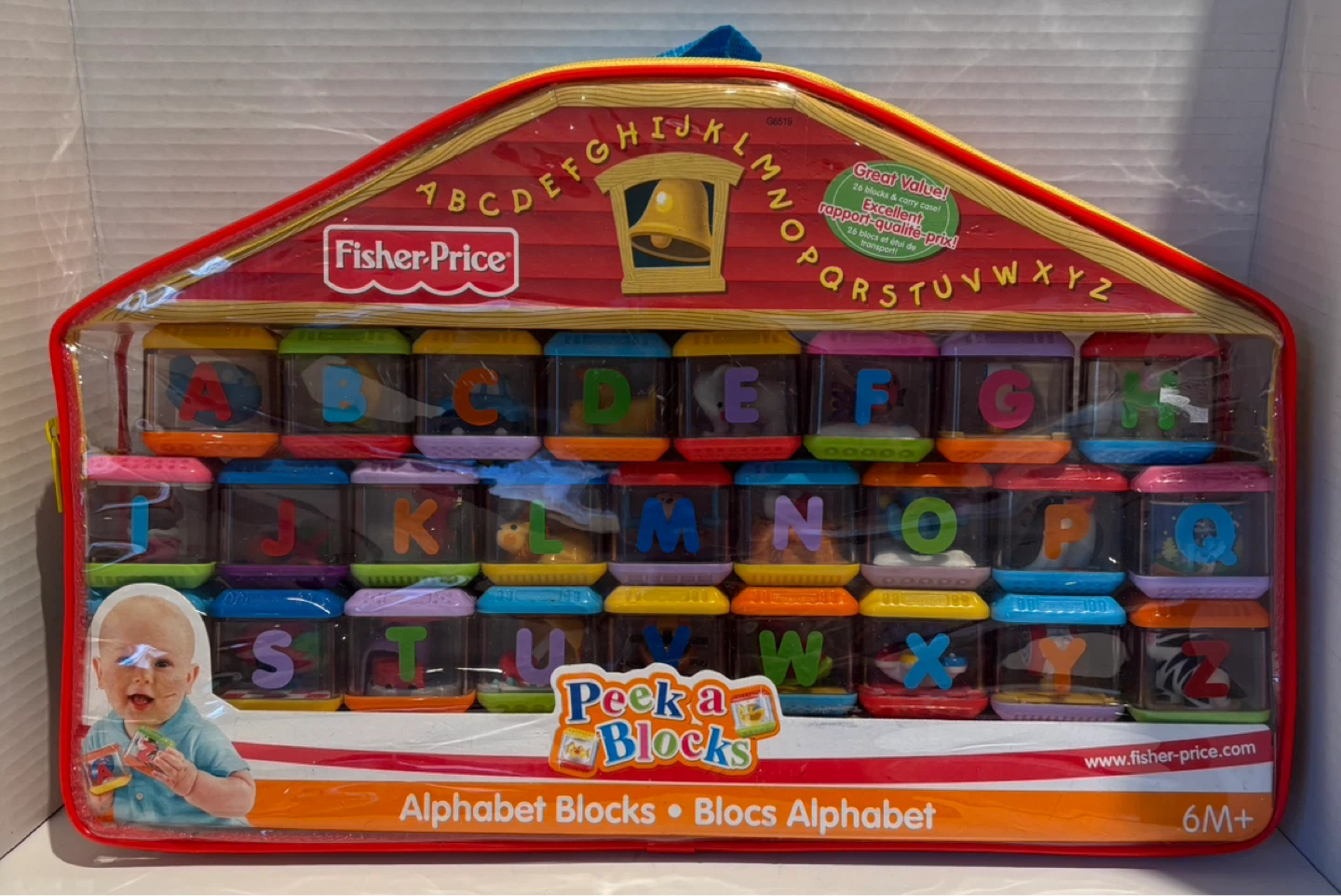 Fisher-Price Peek-a-Blocks Alphabet Blocks