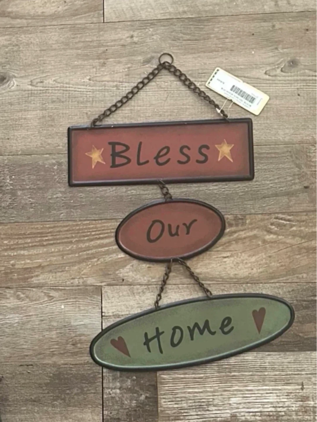 Bless Our Home Hanging Sign