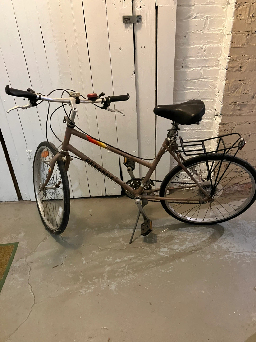 Brown Peugeot Mixte Bicycle - photo 2