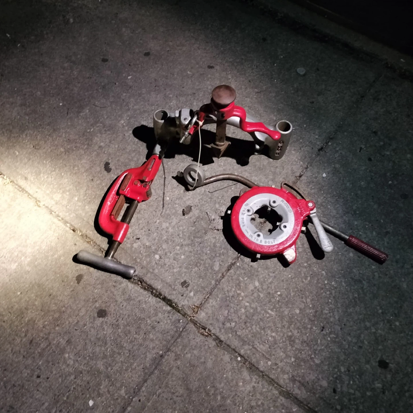 RIDGID Pipe Threader Set with Cutter