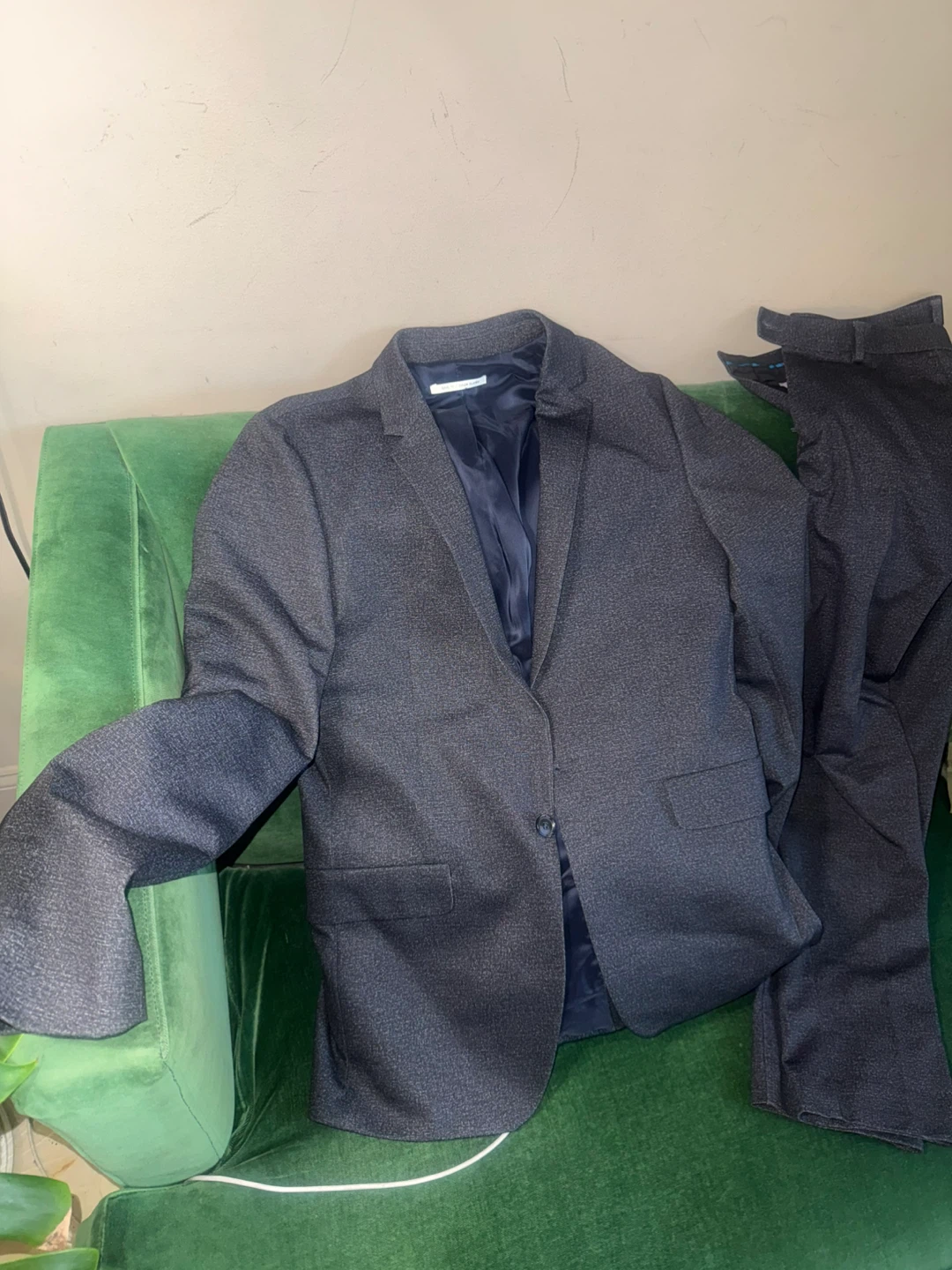 Men’s Charcoal Grey CK Blazer and Pants - photo 2