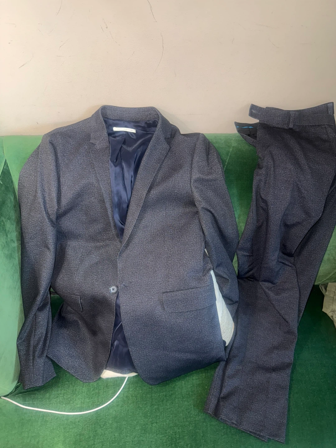 Men’s Charcoal Grey CK Blazer and Pants