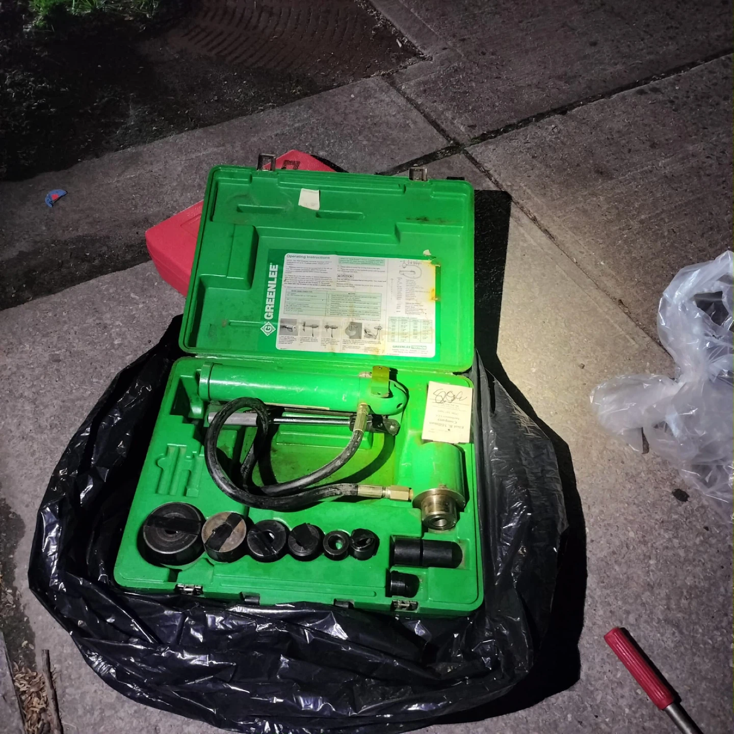Greenlee Hydraulic Knockout Punch Kit