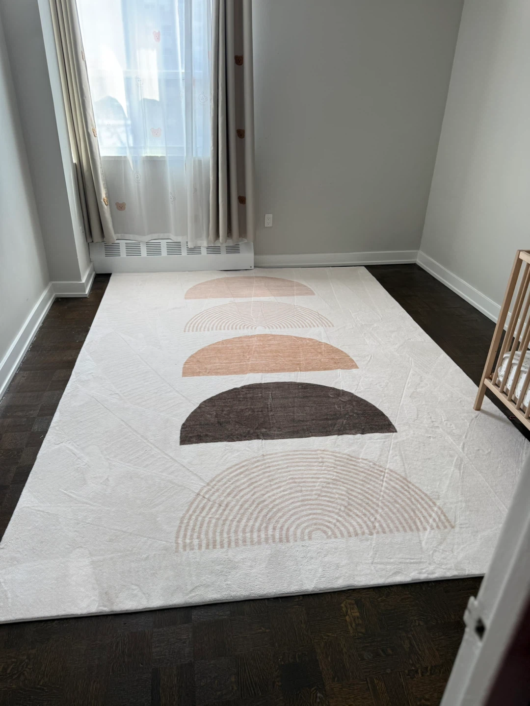 Modern Abstract Geometric Area Rug - photo 2