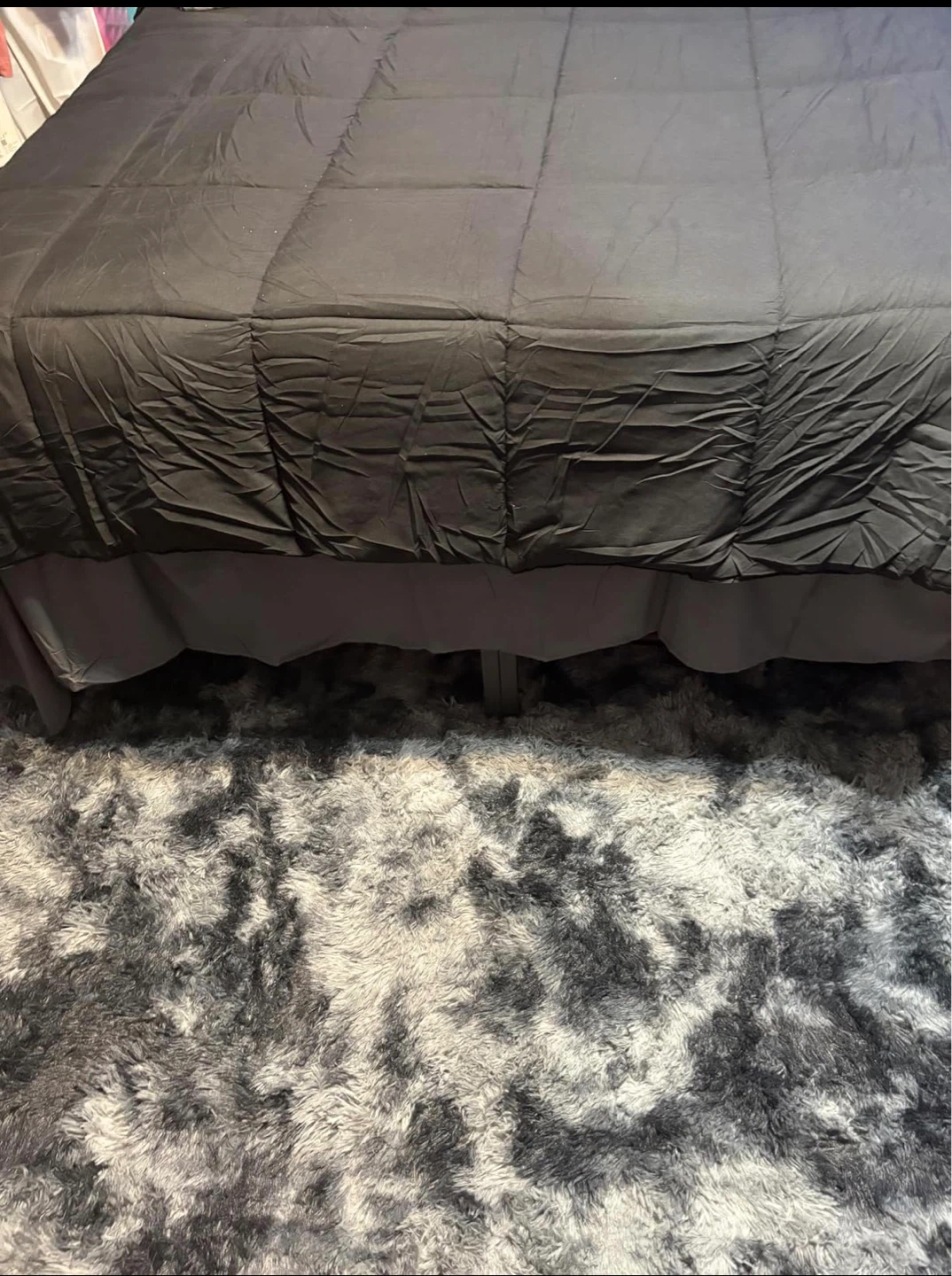 Plush Shaggy Area Rug - Grey