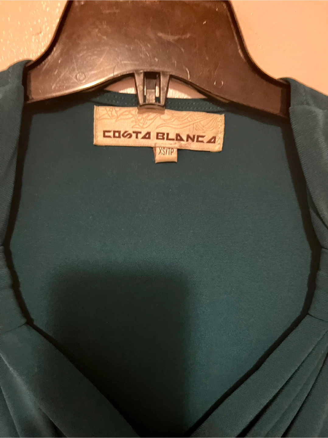 Costa Blanca Teal Dress with Sequins S size dark green - photo 5
