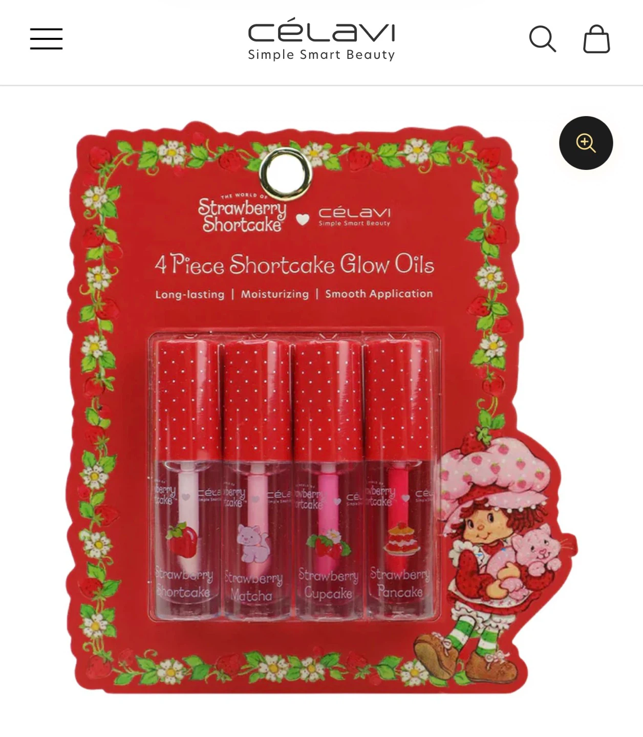 Célavi Strawberry Shortcake 4 Piece Glow Oils Set - photo 2