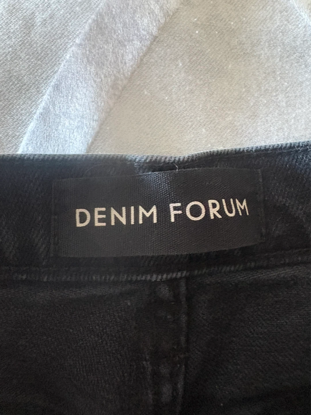 Denim Forum The Twiggy High Rise Flare Jeans Black Size 24 - photo 4