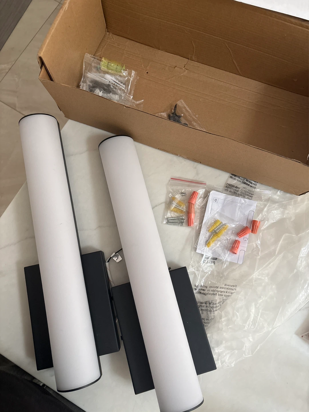 2-Pack LED Wall Sconces, 18W 3000K, Nickel Finish - photo 2
