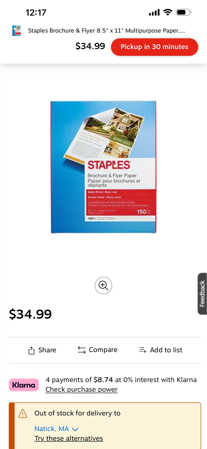 Staples Brochure & Flyer Paper - photo 2